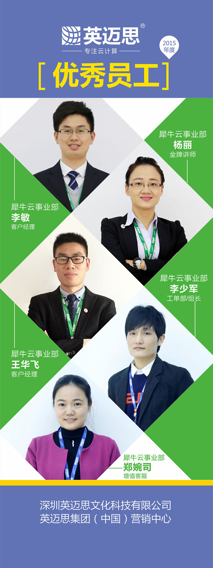 犀牛云优秀员工