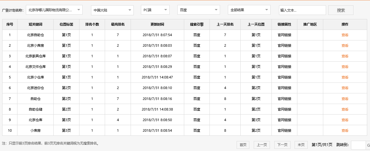 北京存哪儿国际物流有限公司