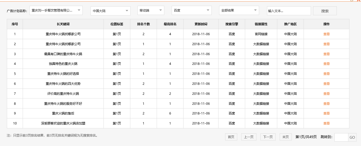 重庆刘一手餐饮管理有限公司