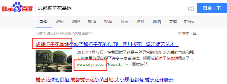 温江锦艺苗木园艺场-关键词优化-犀牛云网赢战车