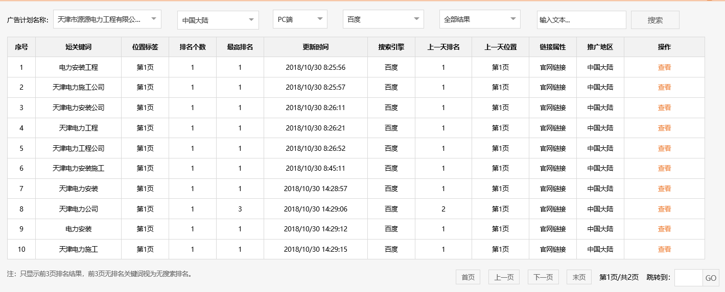 天津市源源电力工程有限公司-关键词优化-犀牛云网赢战车