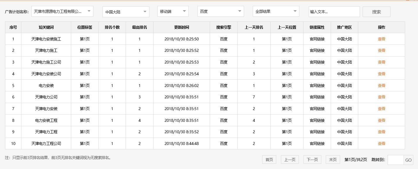 天津市源源电力工程有限公司-关键词优化-犀牛云网赢战车