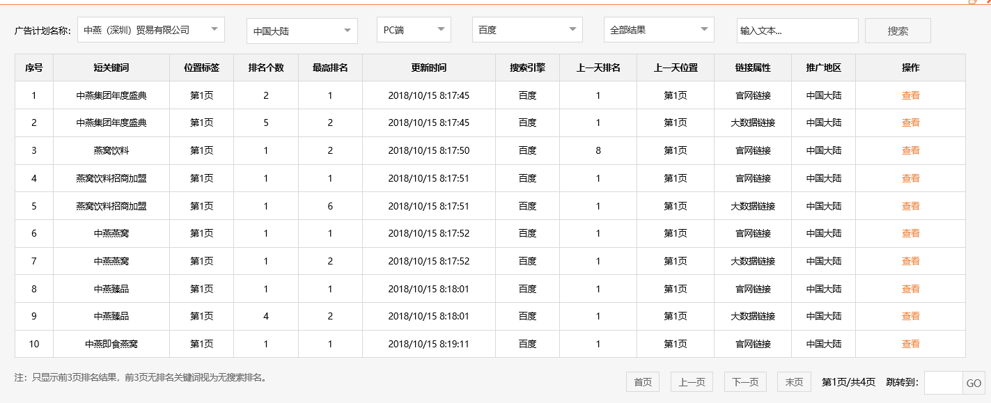 中燕（深圳）贸易有限公司