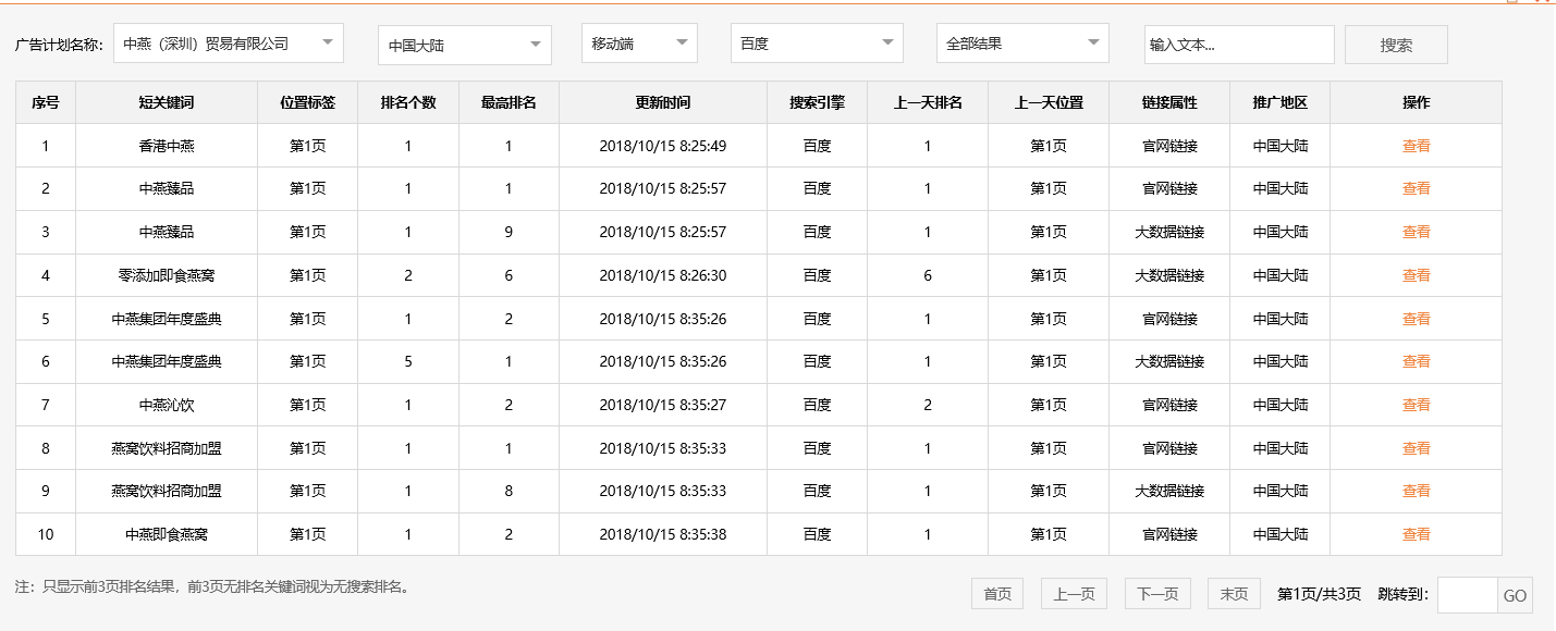 中燕（深圳）贸易有限公司
