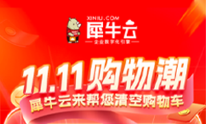 双十一购物潮，犀牛云来帮您清空购物车啦